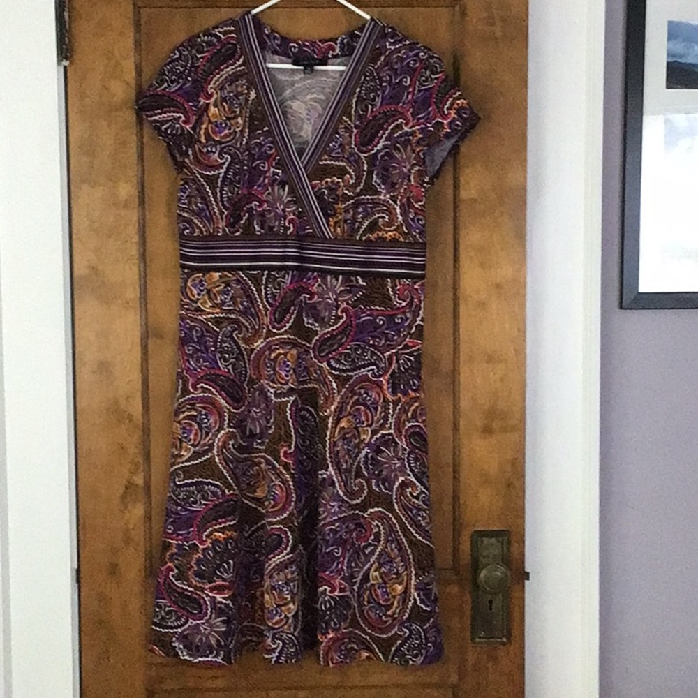 Cheats B dress with fun paisley